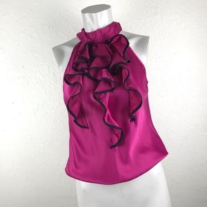 E37 Heart soul Blouse Pink Fuchsia
